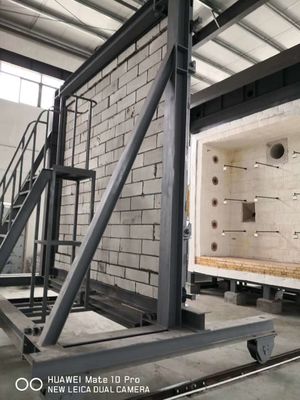 UL 10C BS EN 1634 Vertikaler Gasfeueröfen 3,0*3,0*1,2 m